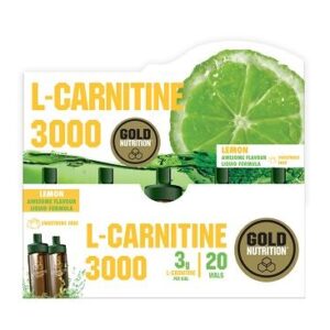 Gold Nutrition L-Carnitine Lemon 3000mg 20 φιαλίδια