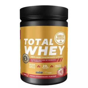 Gold Nutrition Total Whey Strawberry 800gr